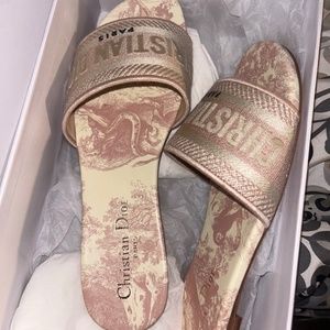 Dior Light Pink Dway Slides